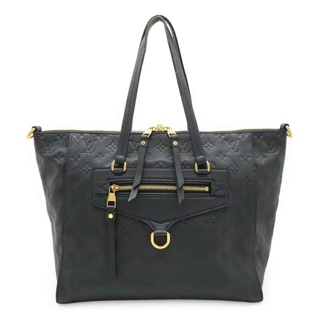 LOUIS VUITTON MONOGRAM EMPREINTE LUMINEUSE PM TOTE: LOUIS VUITTON Monogram Empreinte Lumineuse PM Tote Brand: Louis Vuitton Type/Style: Tote bag Material: Monogram Empreinte Color: Galle, Infini, Navy Size: (HxWxD) 29cm x 17.5cm / 11.41inch x 6.88inch 