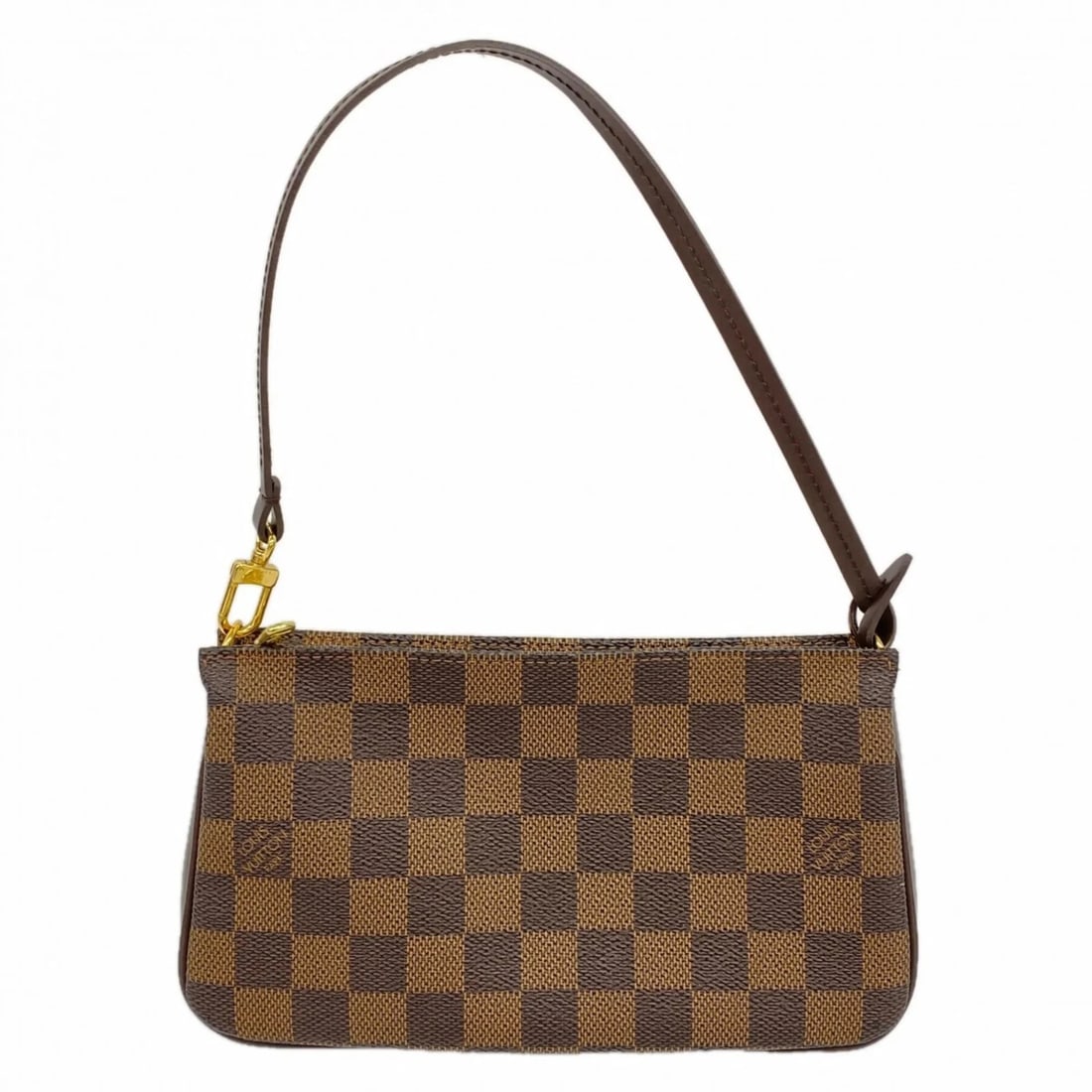 LOUIS VUITTON DAMIER NAVONA BAG/POUCH: Louis Vuitton Damier Navona Bag/Pouch Brand: Louis Vuitton Type/Style: Pouch Material: none Color: Ebene Size: (HxWxD) 12cm x 21.5cm x 4cm / 4.72inch x 8.46inch x 1.57inch Accessories: None