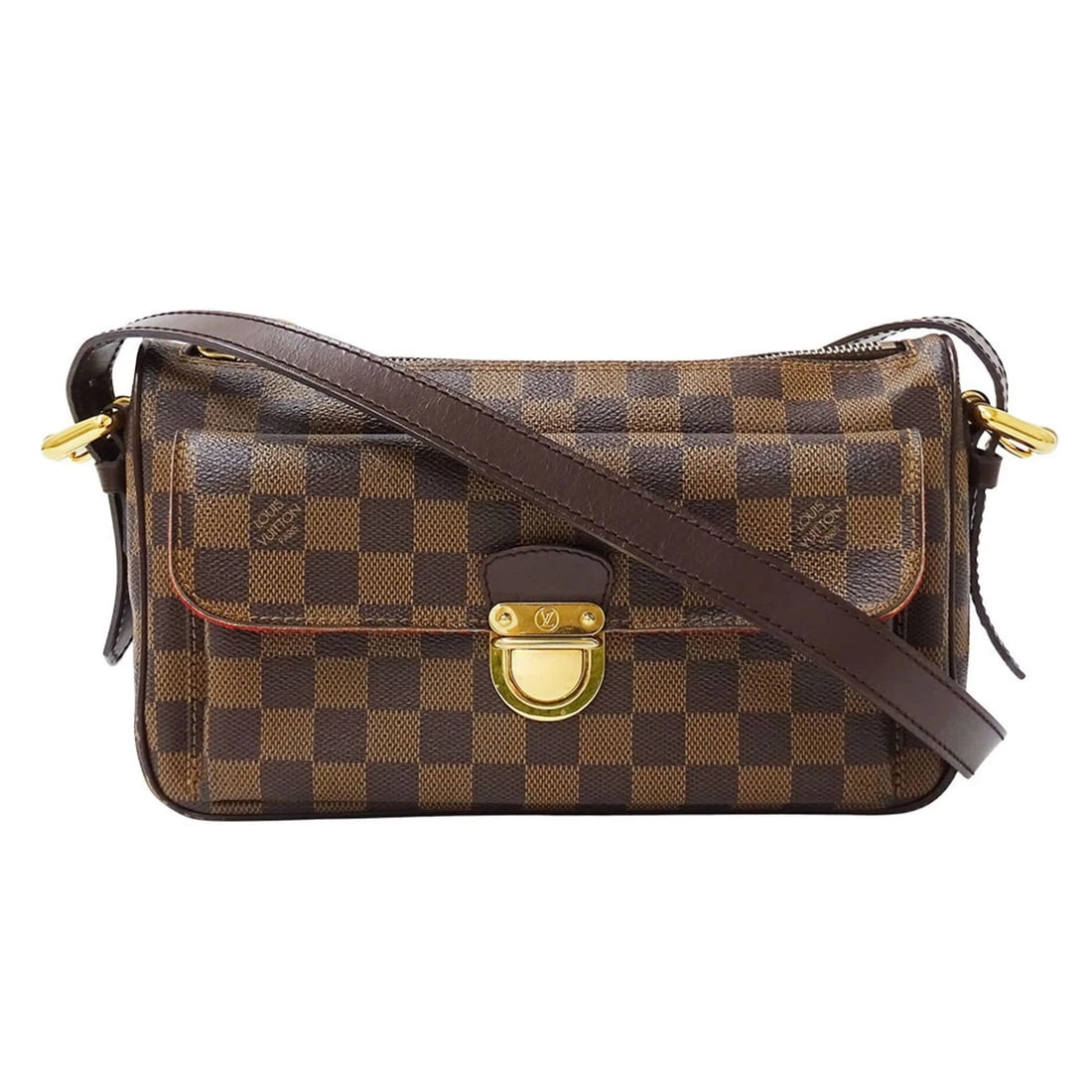 LOUIS VUITTON HANDBAG, SHOULDER BAG: LOUIS VUITTON Handbag, Shoulder Bag Brand: Louis Vuitton Type/Style: Handbag, Shoulder bag Material: Damier Canvas Color: Brown Size: (HxWxD) 16cm x 26cm x 8cm / 6.29inch x 10.23inch x 3.14inch Ac