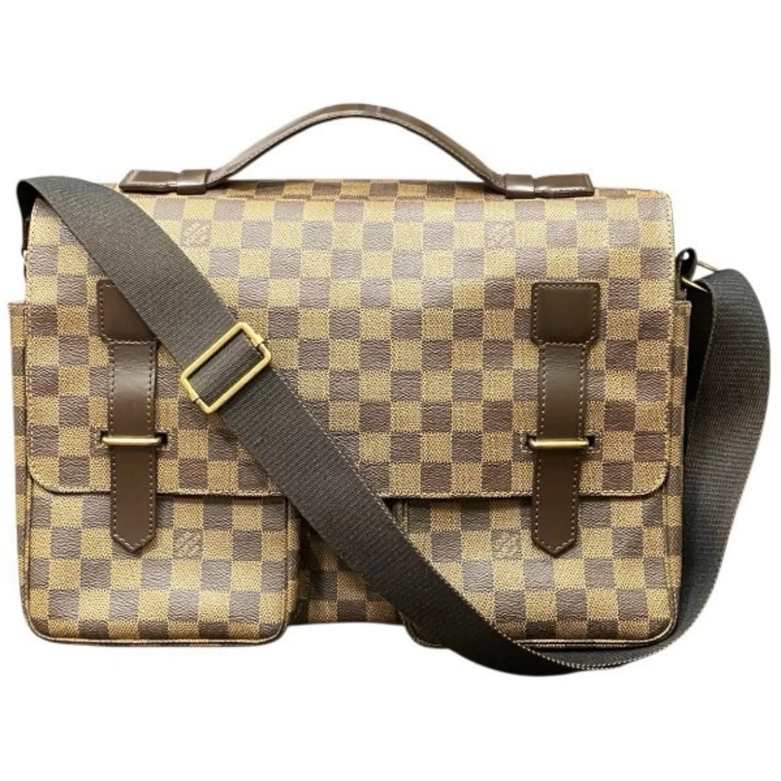LOUIS VUITTON DAMIER BROADWAY HANDBAG: Louis Vuitton Damier Broadway Handbag Brand: Louis Vuitton Type/Style: Handbag, Messenger bag, Shoulder bag Material: none Color: Brown Size: (HxWxD) 25cm x 37cm x 13cm / 9.84inch x 14.56inch x 5.11in