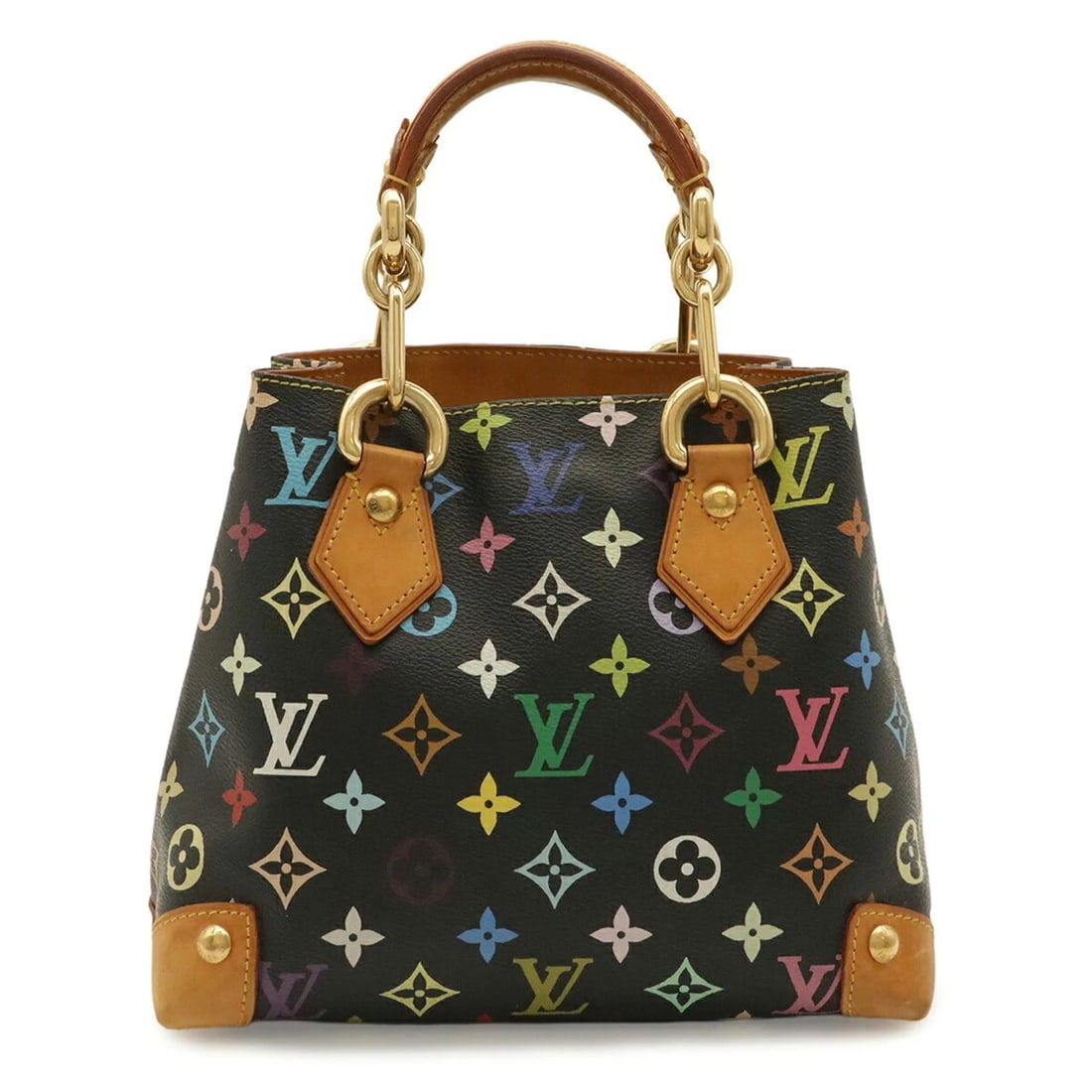 LOUIS VUITTON MONOGRAM MULTICOLOR AUDRA HANDBAG: LOUIS VUITTON Monogram Multicolor Audra Handbag Brand: Louis Vuitton Type/Style: Handbag Material: Monogram Multicolore Color: Black, Monogram, Multi-color, Noir Size: (HxWxD) 21cm x 24cm x 14.5cm / 8