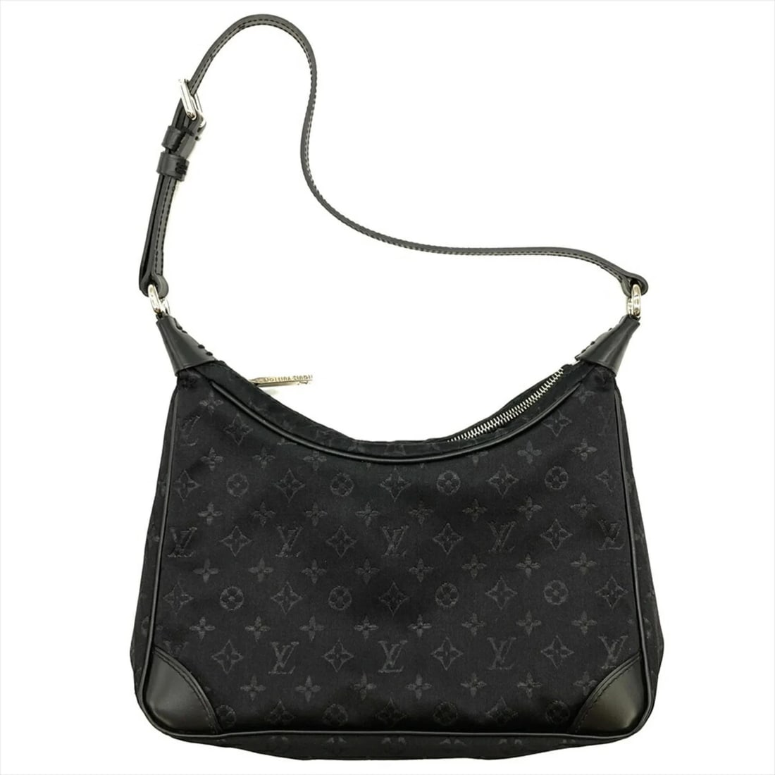 LOUIS VUITTON LITTLE BOULOGNE NOIR SHOULDER BAG: Louis Vuitton Little Boulogne Noir Shoulder Bag Brand: Louis Vuitton Type/Style: Shoulder bag Material: Monogram Satin Color: Black, Monogram, Noir Size: (HxWxD) 16cm x 20cm x 4cm / 6.29inch x 7.87inc