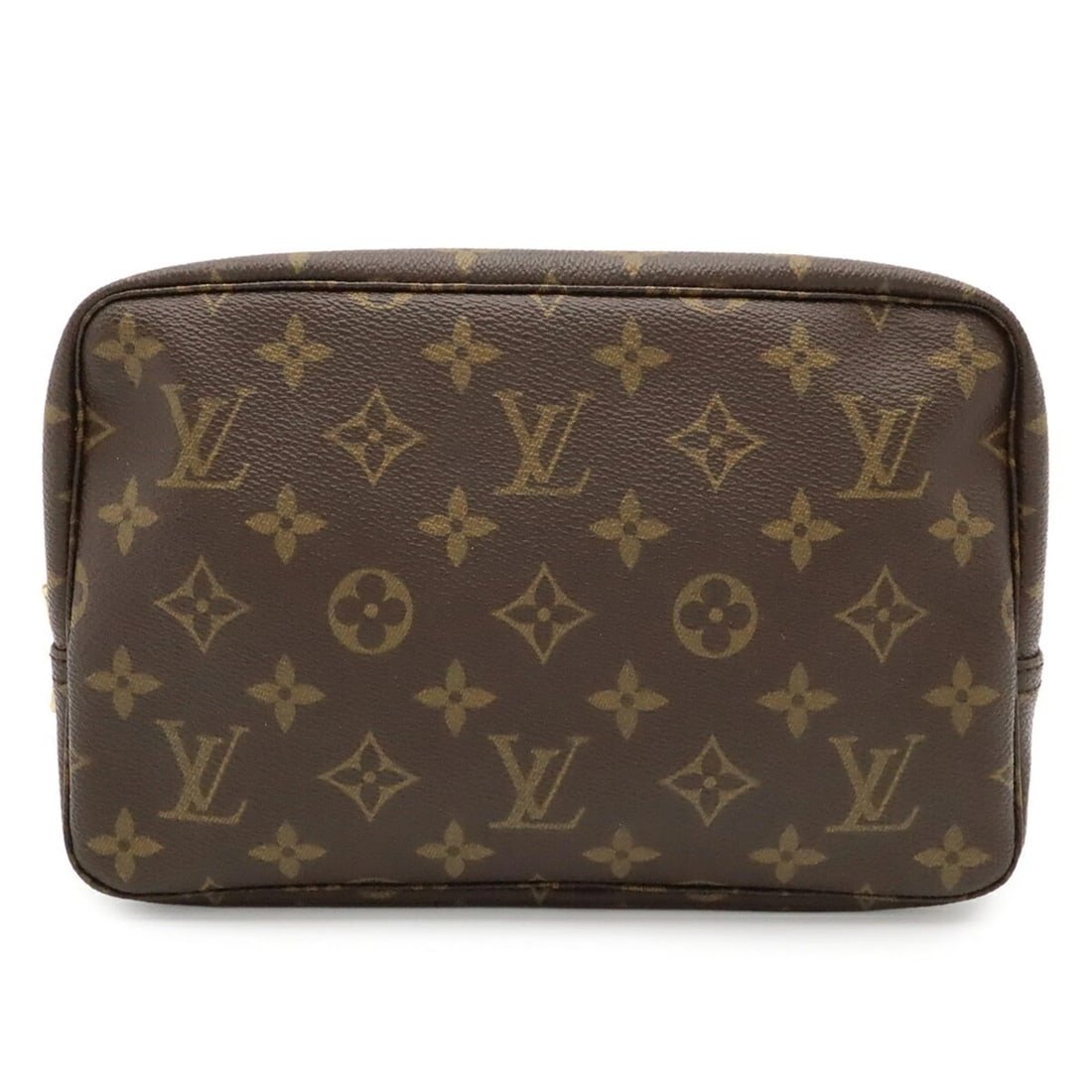 LOUIS VUITTON MONOGRAM TROUSSE TOILETTE: LOUIS VUITTON Monogram Trousse Toilette Brand: Louis Vuitton Type/Style: Clutch bag, Handbag Material: Monogram Color: Brown Size: (HxWxD) 15cm x 23cm x 6cm / 5.9inch x 9.05inch x 2.36inch