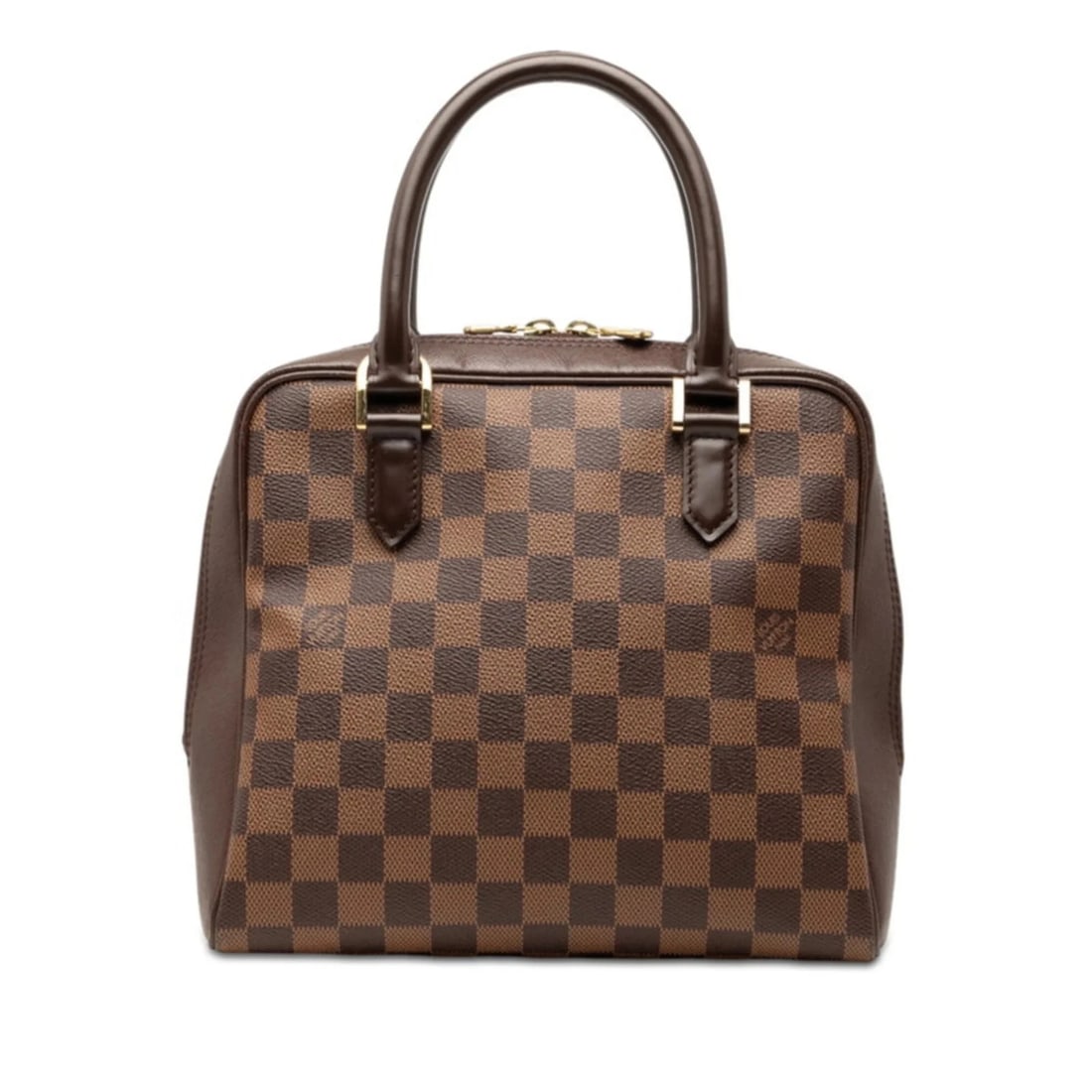 LOUIS VUITTON DAMIER BRERA HANDBAG: Louis Vuitton Damier Brera Handbag Brand: Louis Vuitton Type/Style: Handbag Material: Leather Color: Brown, Damier Canvas Size: (HxWxD) 9cm x 22.5cm x 9cm / 3.54inch x 8.85inch x 3.54inch