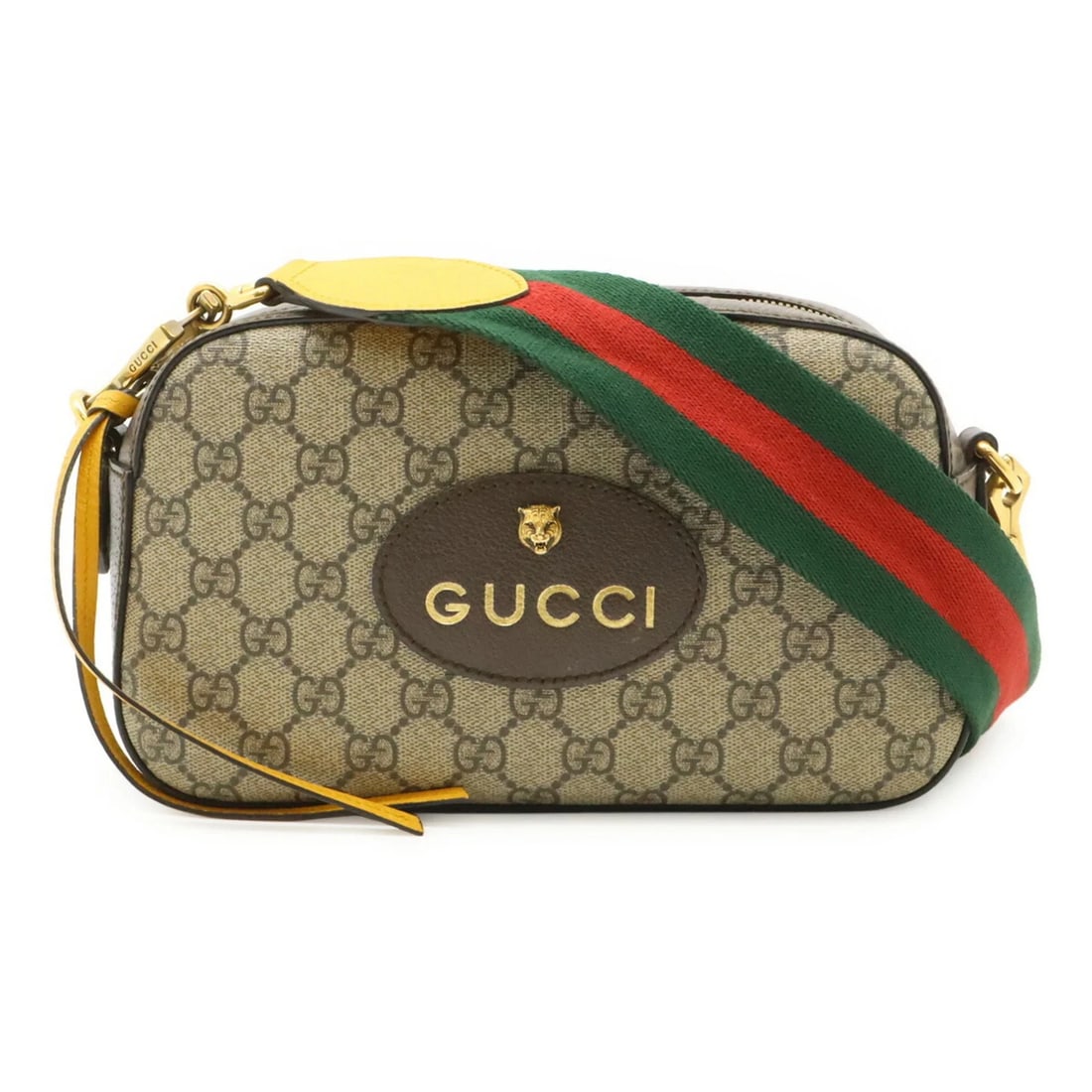GUCCI GG SMALL SUPREME NEO HANDBAG SHOULDER BAG: GUCCI GG Small Supreme Neo Handbag Shoulder Bag Brand: Gucci Type/Style: Clutch bag, Handbag, Shoulder bag Material: GG Supreme , Canvas , PVC Color: Beige, Brown, Green, Red color, Yellow Size: (HxWx