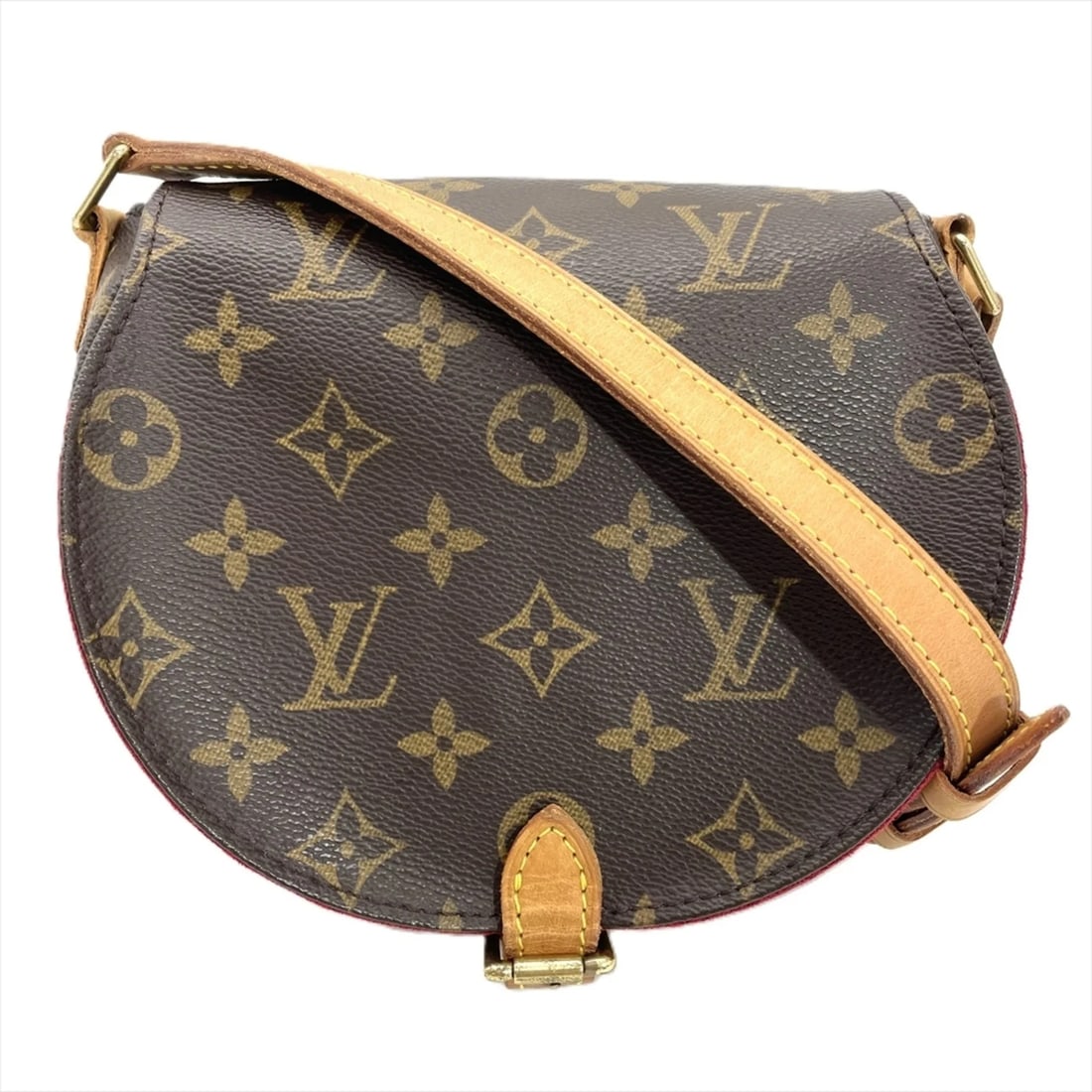 LOUIS VUITTON TAMBOURIN SHOULDER BAG, MONOGRAM CANVAS: Louis Vuitton Tambourin Shoulder Bag, Monogram Canvas Brand: Louis Vuitton Type/Style: Shoulder bag Material: Monogram , Canvas Color: Brown Size: (HxWxD) 16cm x 17cm x 7.5cm / 6.29inch x 6.69inch x