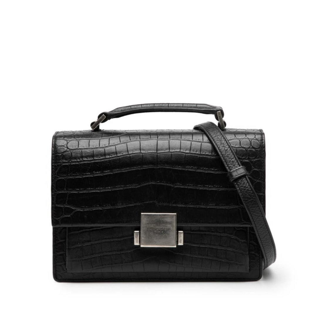 SAINT LAURENT BELLE CHASSE HANDBAG/SHOULDER BAG: Saint Laurent Belle Chasse Handbag/Shoulder Bag Brand: Saint Laurent Type/Style: Handbag, Shoulder bag Material: Leather Color: Black Size: (HxWxD) 16cm x 22cm x 6cm / 6.29inch x 8.66inch x 2.36inch