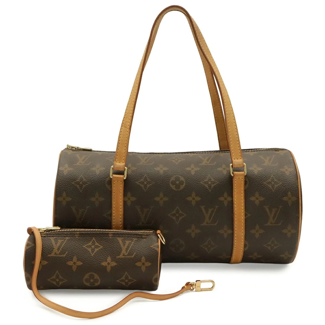 LOUIS VUITTON MONOGRAM PAPILLON 30 HANDBAG: LOUIS VUITTON Monogram Papillon 30 Handbag Brand: Louis Vuitton Type/Style: Handbag Material: Monogram , Canvas Color: Brown Size: (HxWxD) 15cm x 30.5cm x 15cm / 5.9inch x 12inch x 5.9inch Accesso