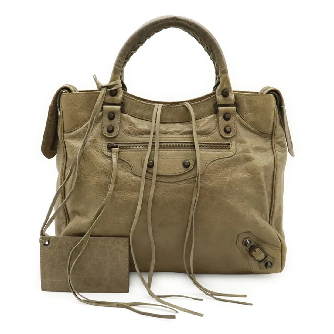 BALENCIAGA CLASSIC VELO TOTE BAG HANDBAG: BALENCIAGA Classic Velo Tote Bag Handbag Brand: Balenciaga Type/Style: Handbag, Tote bag Material: Leather Color: Beige Size: (HxWxD) 27cm x 33.5cm x 16cm / 10.62inch x 13.18inch x 6.29inch
