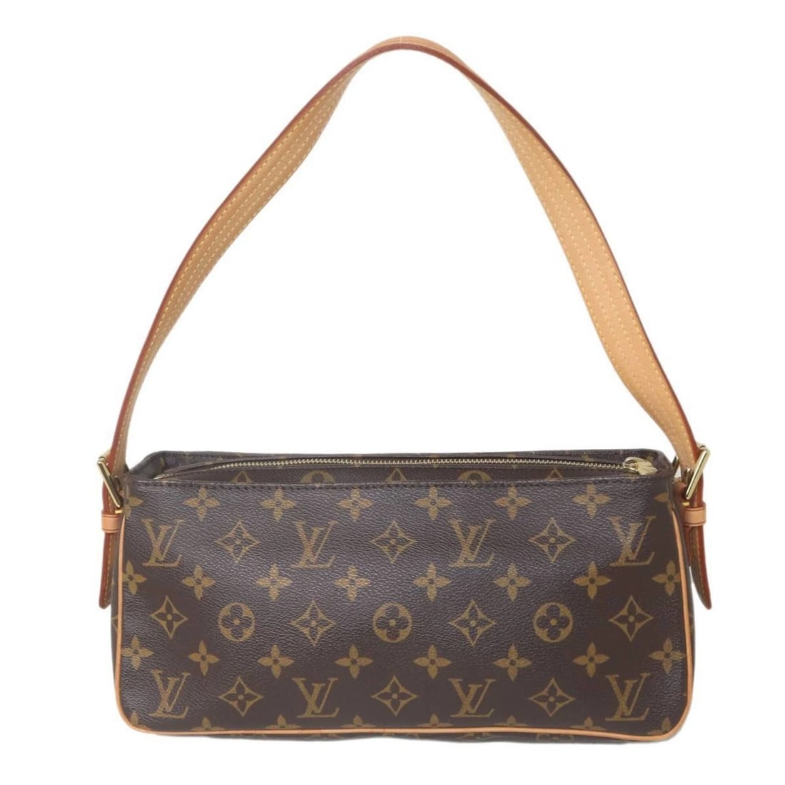 LOUIS VUITTON VIVACITE MM HANDBAG, MONOGRAM BROWN - 3