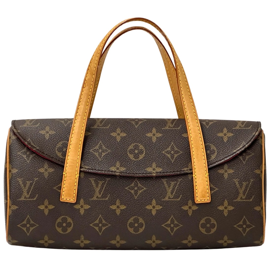 LOUIS VUITTON HANDBAG, SONATINE BROWN: LOUIS VUITTON Handbag, Sonatine Brown Brand: Louis Vuitton Type/Style: Handbag Material: Monogram , Canvas Color: Brown Size: (HxWxD) 13.5cm x 28cm x 6cm / 5.31inch x 11.02inch x 2.36inch