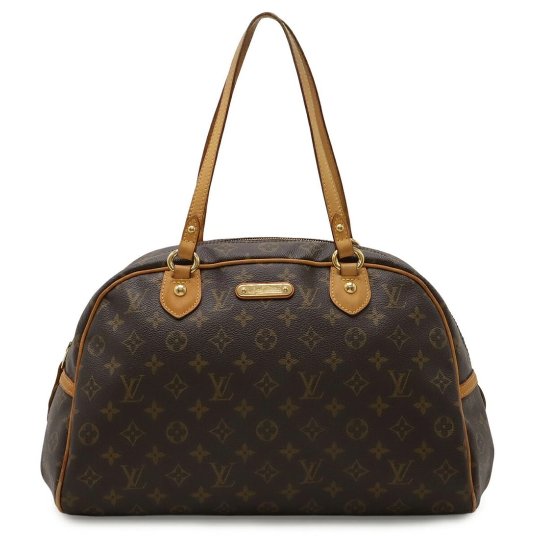 LOUIS VUITTON MONOGRAM MONTORGUEIL GM SHOULDER BAG: LOUIS VUITTON Monogram Montorgueil GM Shoulder Bag Brand: Louis Vuitton Type/Style: Boston bag, Handbag, Shoulder bag Material: Monogram Color: Monogram Size: (HxWxD) 25cm x 37.5cm x 17cm / 9.84inch