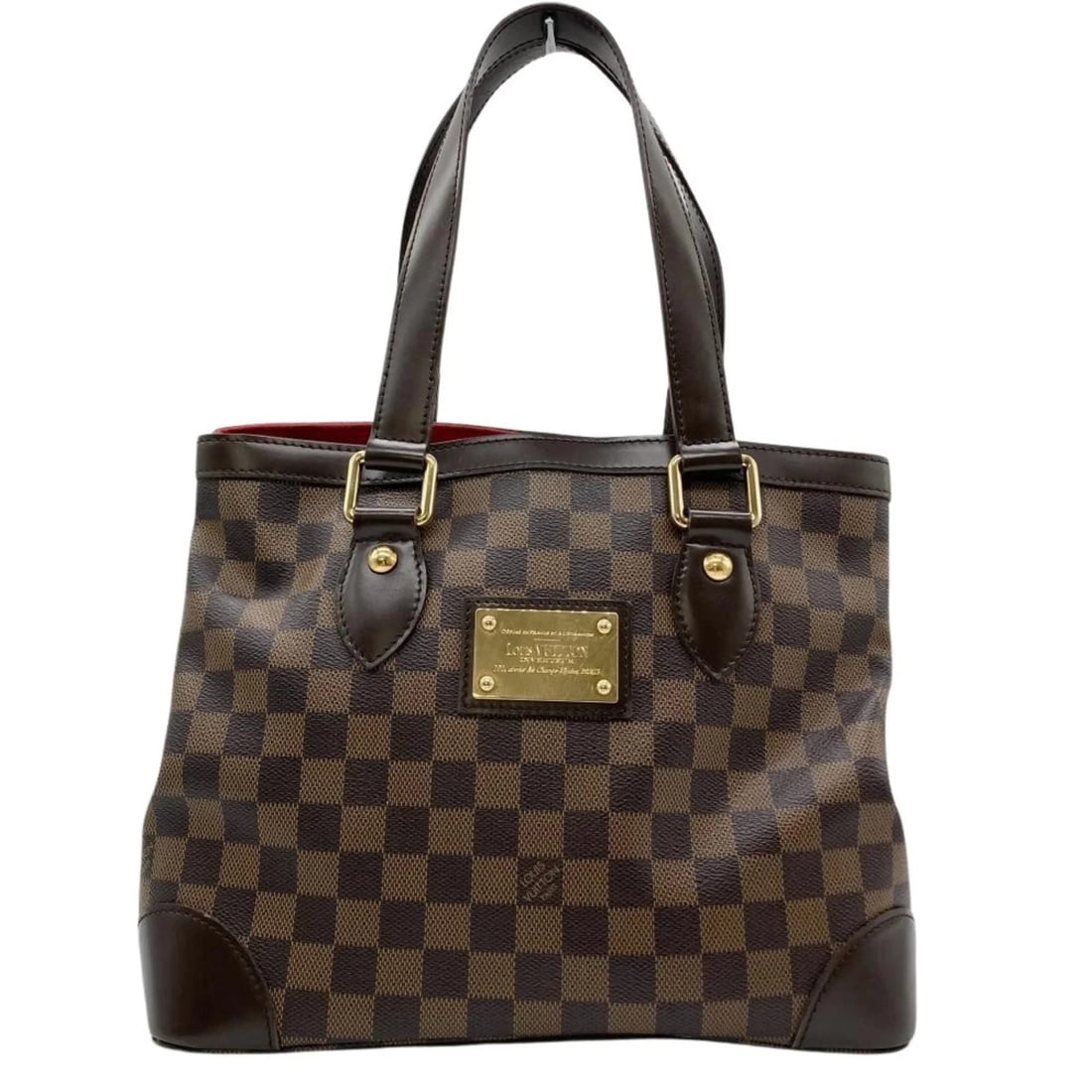 LOUIS VUITTON HAMPSTEAD PM HANDBAG DAMIER EBENE: Louis Vuitton Hampstead PM Handbag Damier Ebene Brand: Louis Vuitton Type/Style: Handbag Material: Damier Canvas Color: Brown Size: (HxWxD) 23cm x 30cm x 19cm / 9.05inch x 11.81inch x 7.48inch