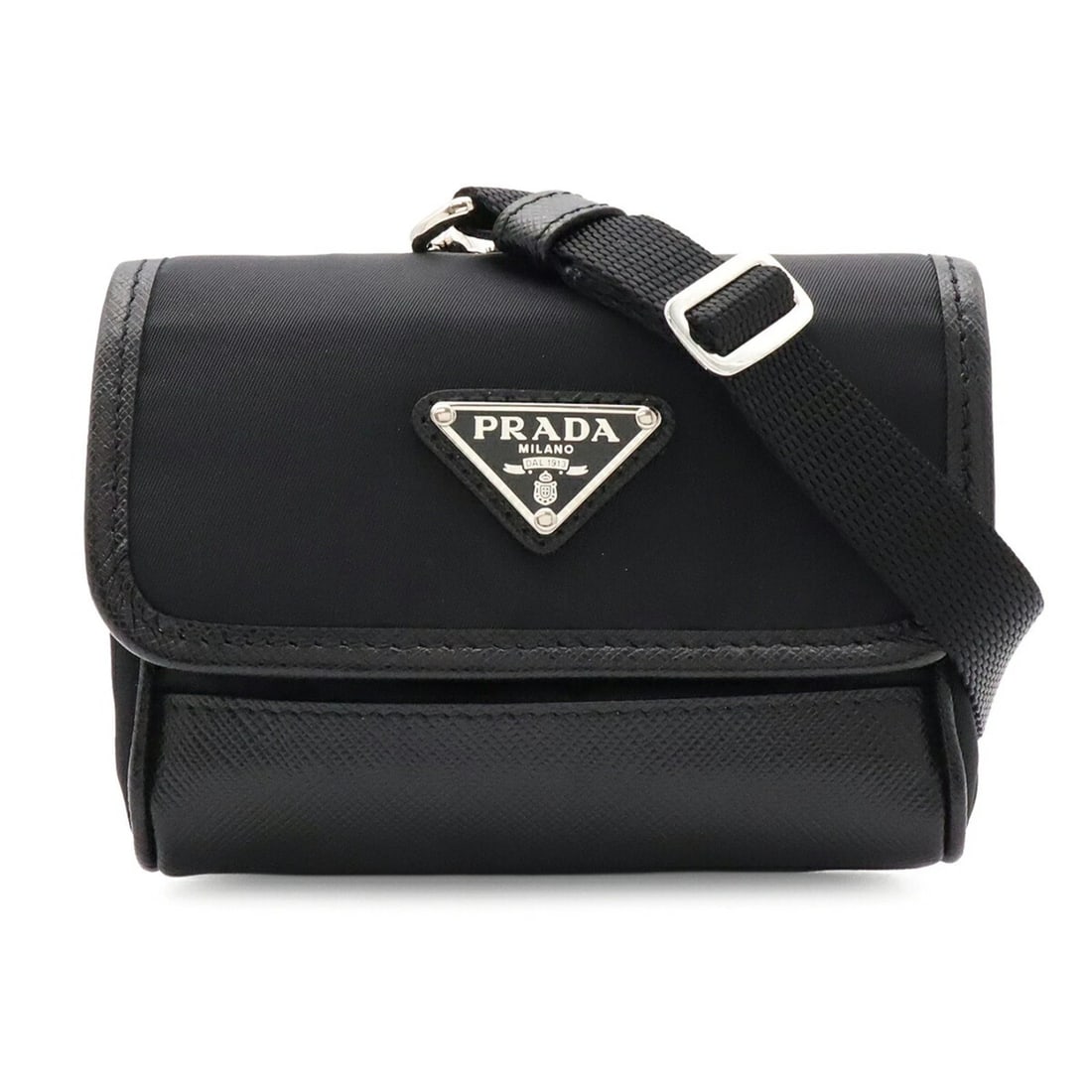 PRADA TRIANGLE SHOULDER BAG, POUCH, HANDBAG - 2