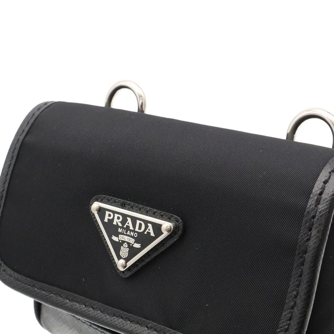 PRADA TRIANGLE SHOULDER BAG, POUCH, HANDBAG - 5
