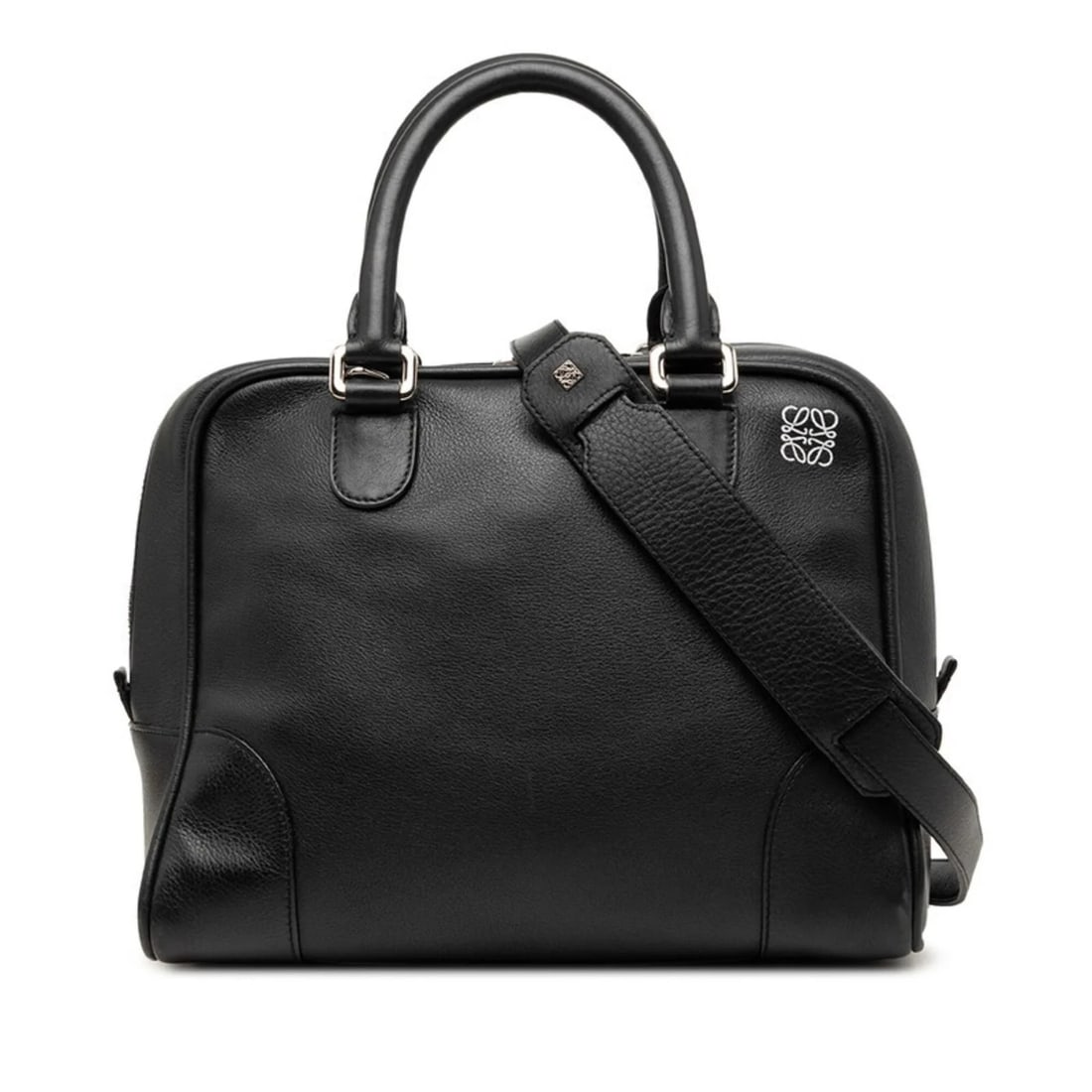 LOEWE ANAGRAM HANDBAG SHOULDER BAG 2-WAY: Loewe Anagram Handbag Shoulder Bag 2-Way Brand: Loewe Type/Style: Handbag, Shoulder bag Material: Leather Color: Black Size: (HxWxD) 21cm x 28cm x 17cm / 8.26inch x 11.02inch x 6.69inch Accessorie