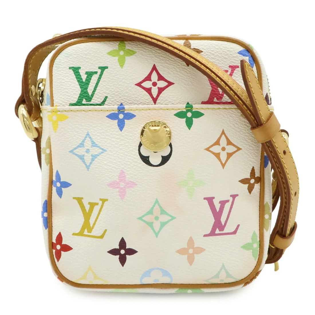 LOUIS VUITTON MONOGRAM MULTICOLOR LIFT SHOULDER BAG: LOUIS VUITTON Monogram Multicolor Lift Shoulder Bag Brand: Louis Vuitton Type/Style: Shoulder bag Material: Monogram Color: Blanc Size: (HxWxD) 15.5cm x 13.5cm x 4.5cm / 6.1inch x 5.31inch x 1.77inch