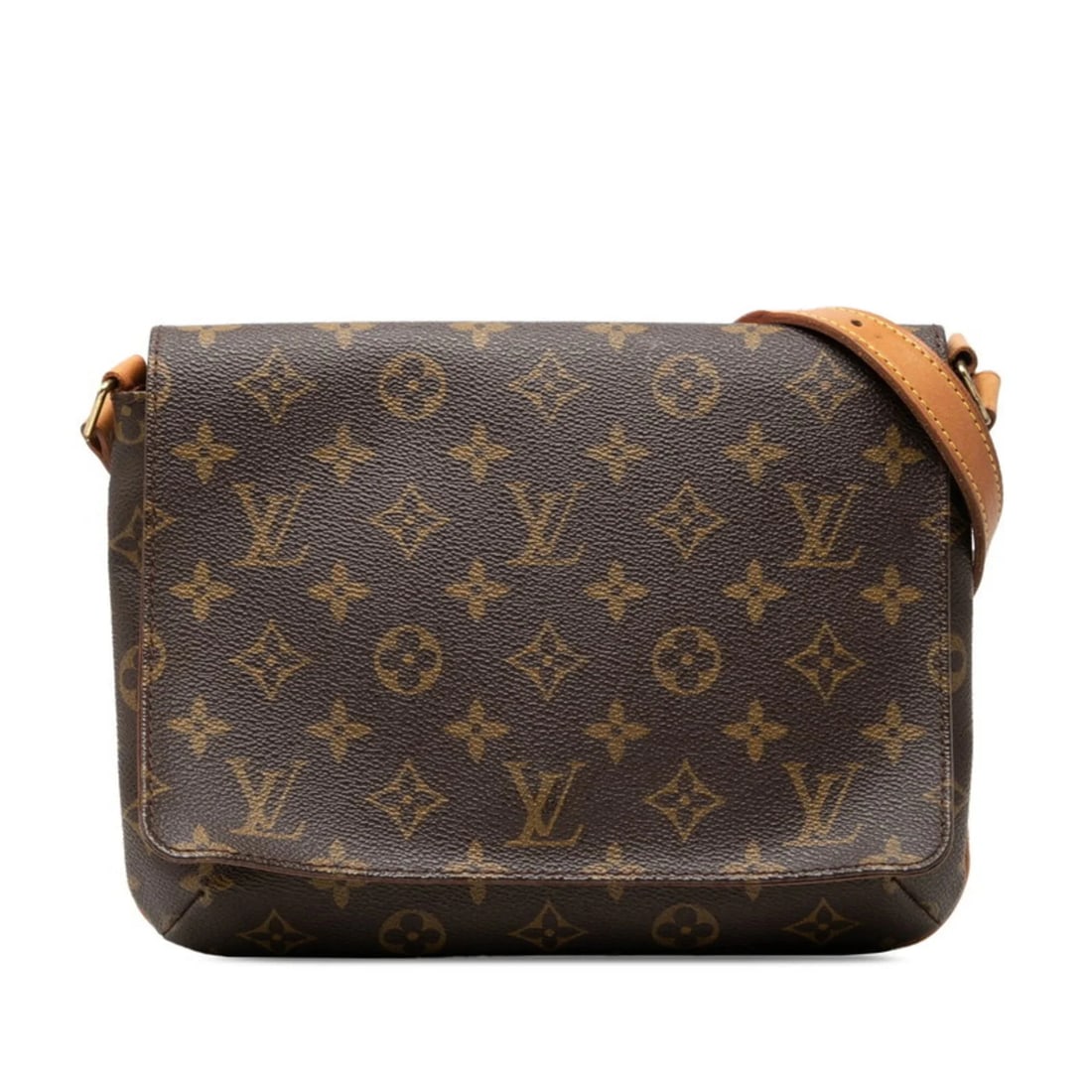 LOUIS VUITTON MONOGRAM MUSETTE TANGO SHORT SHOULDER BAG: Louis Vuitton Monogram Musette Tango Short Shoulder Bag Brand: Louis Vuitton Type/Style: Shoulder bag Material: PVC , Leather Color: Brown Size: (HxWxD) 18cm x 26cm x 5cm / 7.08inch x 10.23inch x