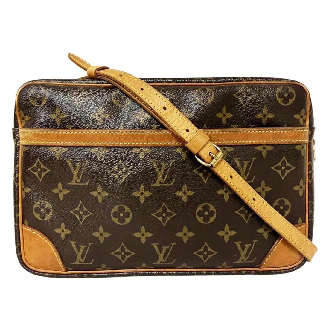 LOUIS VUITTON TROCADERO 30 SHOULDER BAG, MONOGRAM: Louis Vuitton Trocadero 30 Shoulder Bag, Monogram Brand: Louis Vuitton Type/Style: Shoulder bag Material: Monogram , Leather Color: Brown, Monogram Size: (HxWxD) 19cm x 30cm x 7.5cm / 7.48inch x