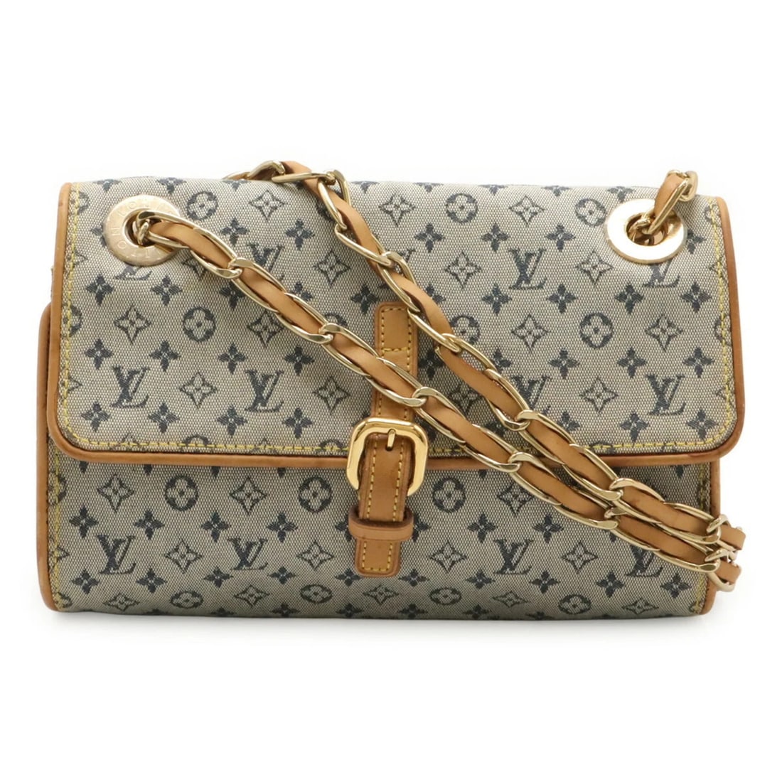 LOUIS VUITTON MONOGRAM MINI CAMILLE CHAIN BAG: LOUIS VUITTON Monogram Mini Camille Chain Bag Brand: Louis Vuitton Type/Style: Shoulder bag Material: Canvas Color: Blue Size: (HxWxD) 16cm x 23cm x 6cm / 6.29inch x 9.05inch x 2.36inch Accessories: