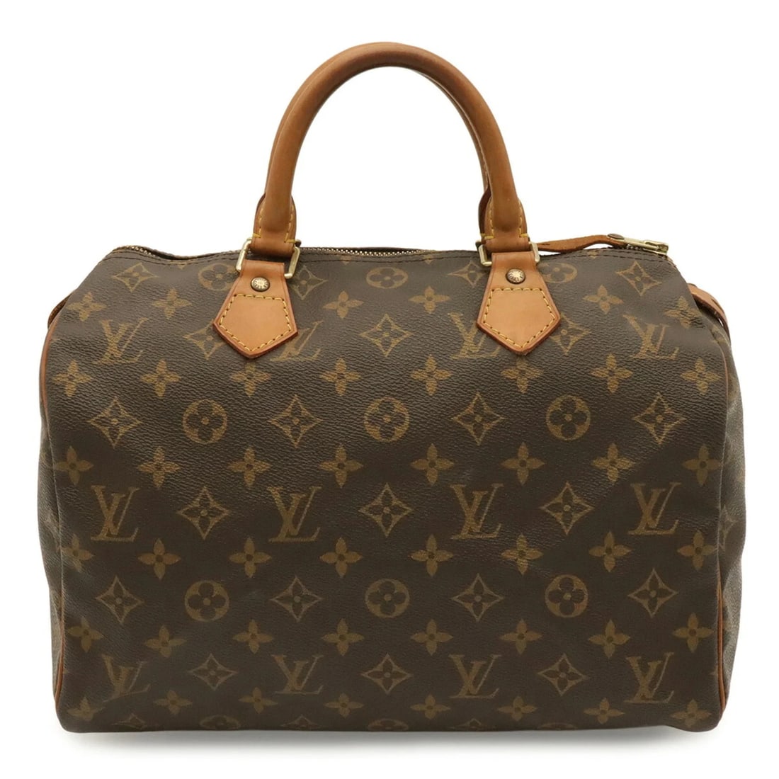 LOUIS VUITTON MONOGRAM SPEEDY 30 HANDBAG: LOUIS VUITTON Monogram Speedy 30 Handbag Brand: Louis Vuitton Type/Style: Boston bag, Handbag Material: Monogram , Canvas , PVC , Coated canvas Color: Brown Size: (HxWxD) 21.5cm x 30cm x 17.5cm /