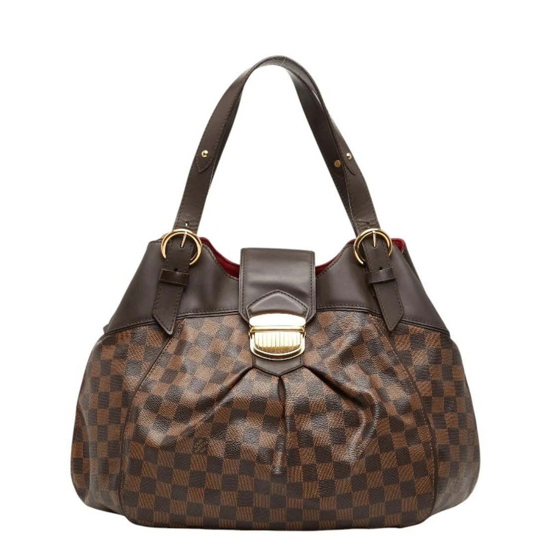 LOUIS VUITTON DAMIER SISTINA GM HANDBAG TOTE BAG: Louis Vuitton Damier Sistina GM Handbag Tote Bag Brand: Louis Vuitton Type/Style: Handbag, Tote bag Material: PVC , Leather Color: Brown Size: (HxWxD) 31cm x 43cm x 15cm / 12.2inch x 16.92inch x 5.9in