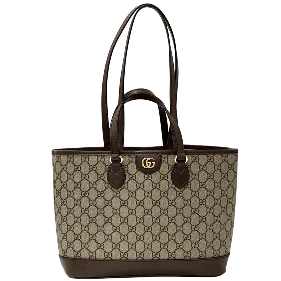 GUCCI HANDBAG TOTE BAG: Gucci Handbag Tote Bag Brand: Gucci Type/Style: Handbag, Tote bag Material: GG Supreme , Canvas Color: Brown Size: (HxWxD) 24cm x 30cm x 12cm / 9.44inch x 11.81inch x 4.72inch Accessories: None