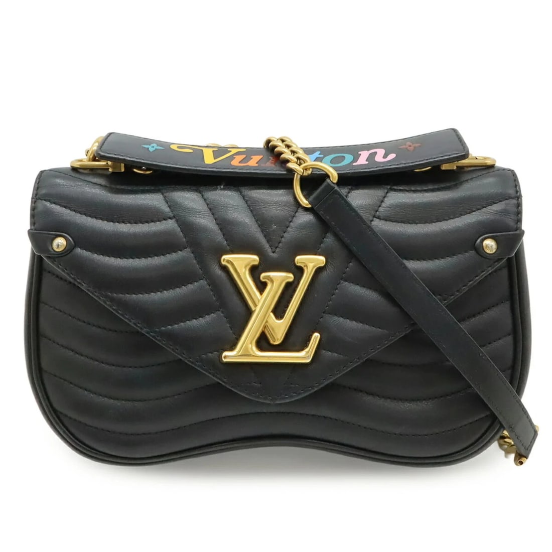 LOUIS VUITTON SHOULDER BAG NOIR: Louis Vuitton Shoulder Bag Noir Brand: Louis Vuitton Type/Style: Shoulder bag Material: Leather Color: Noir Size: (HxWxD) 15cm x 25.5cm x 6.5cm / 5.9inch x 10.03inch x 2.55inch Accessories: None