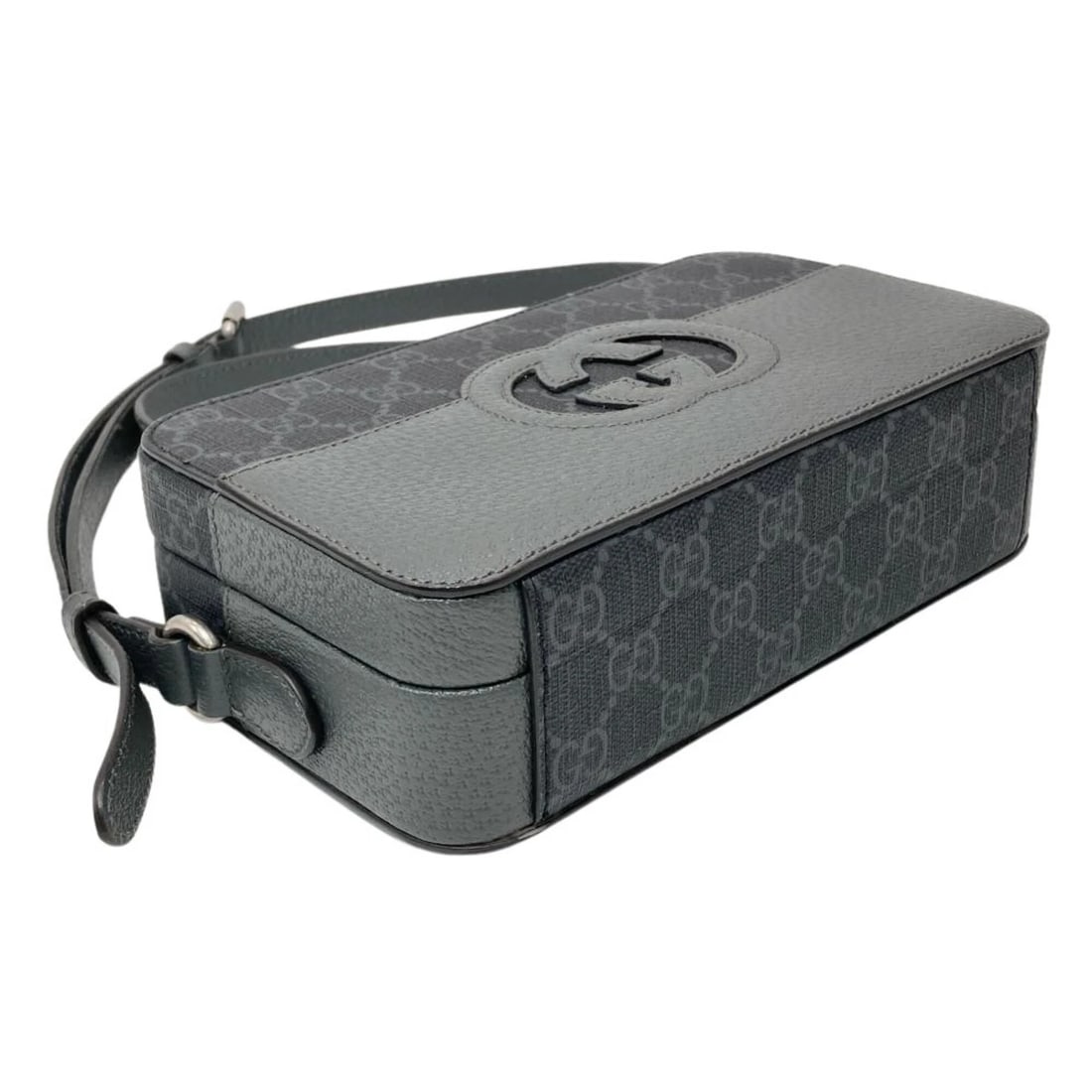 GUCCI CUTOUT INTERLOCKING G SHOULDER BAG - 4