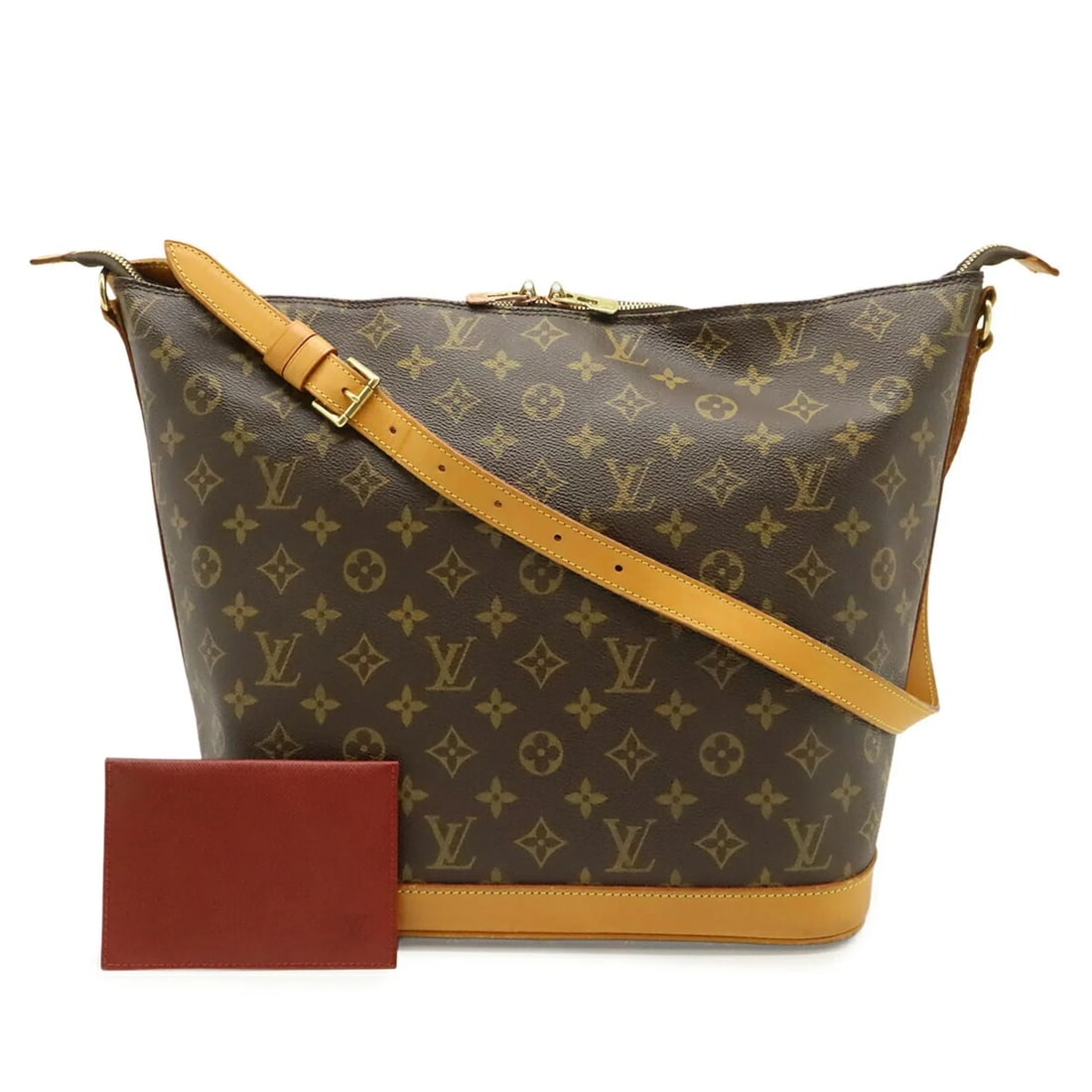LOUIS VUITTON MONOGRAM AMFAR: LOUIS VUITTON Monogram Amfar Brand: Louis Vuitton Type/Style: Shoulder bag Material: Monogram Color: Brown Size: (HxWxD) 31cm x 29.5cm x 18cm / 12.2inch x 11.61inch x 7.08inch Accessories: None