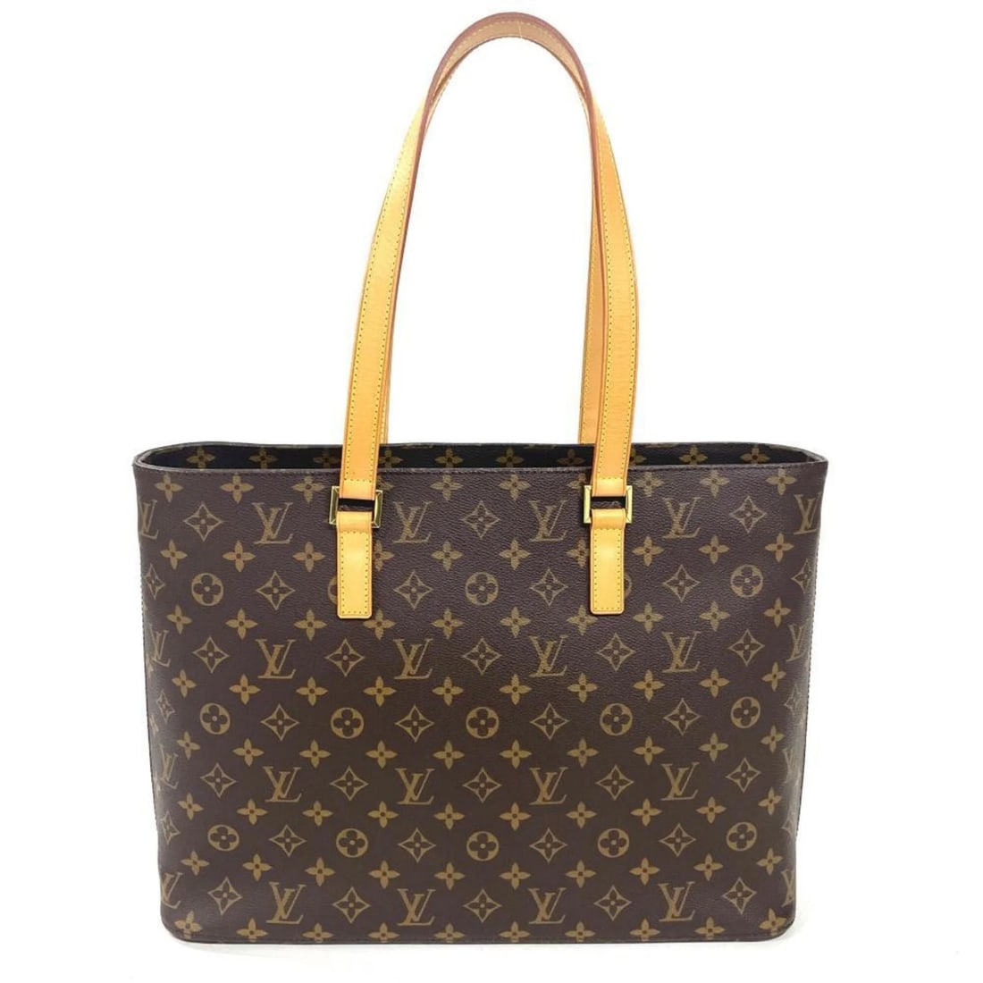 LOUIS VUITTON LUCO TOTE BAG, MONOGRAM CANVAS: Louis Vuitton Luco Tote Bag, Monogram Canvas Brand: Louis Vuitton Type/Style: Tote bag Material: Monogram Color: Brown, Monogram Size: (HxWxD) 30cm x 40cm x 10cm / 11.81inch x 15.74inch x 3.93inch