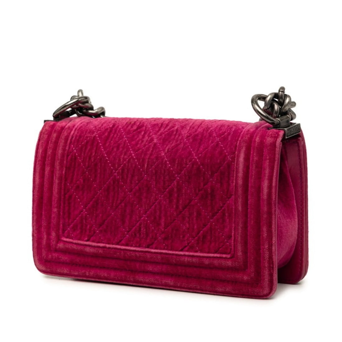 CHANEL COCO MARK BOY CHAIN SHOULDER BAG - 2