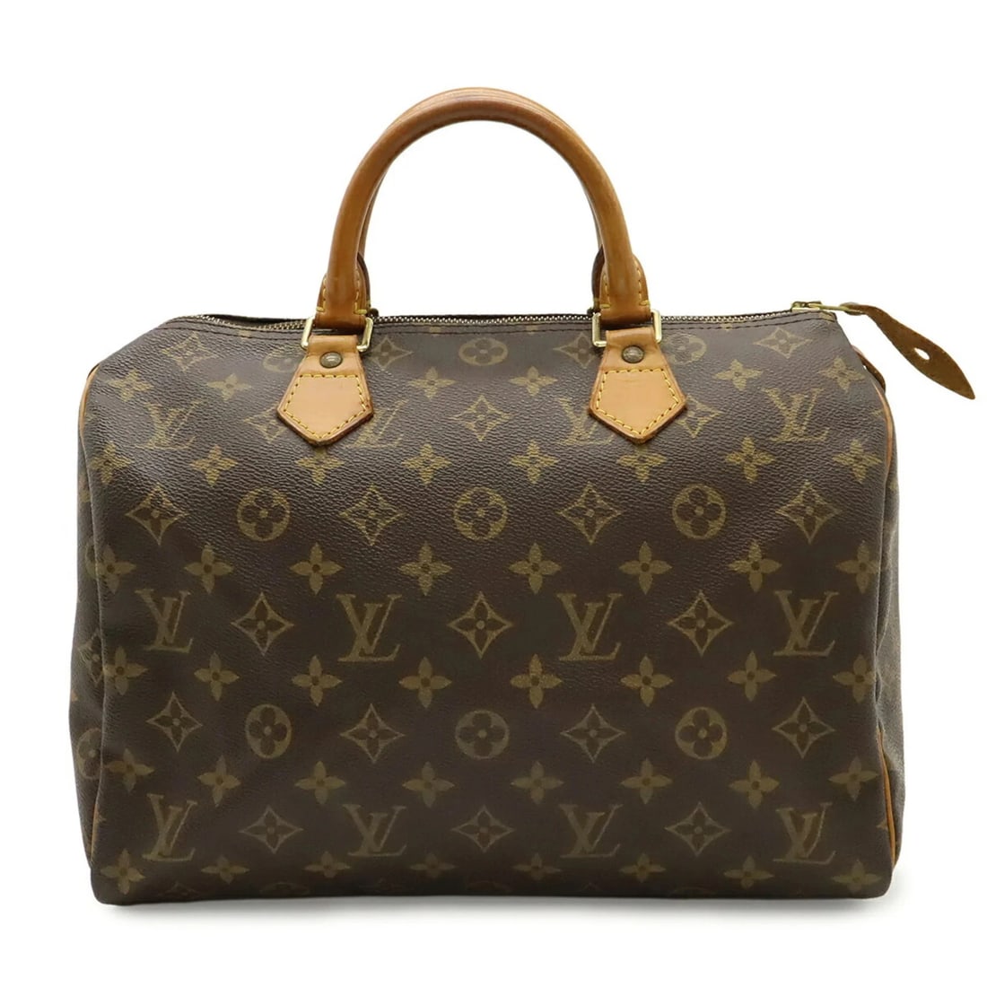 LOUIS VUITTON MONOGRAM SPEEDY 30 HANDBAG: LOUIS VUITTON Monogram Speedy 30 Handbag Brand: Louis Vuitton Type/Style: Handbag Material: Monogram , Canvas , PVC , Coated canvas Color: Brown Size: (HxWxD) 21.5cm x 30.5cm x 17.5cm / 8.46inch x 12i