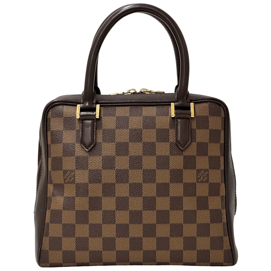 LOUIS VUITTON DAMIER HANDBAG, BRERA, BROWN: Louis Vuitton Damier Handbag, Brera, Brown Brand: Louis Vuitton Type/Style: Handbag Material: Damier Canvas Color: Brown, Ebene Size: (HxWxD) 21cm x 24cm x 10.5cm / 8.26inch x 9.44inch x 4.13inch
