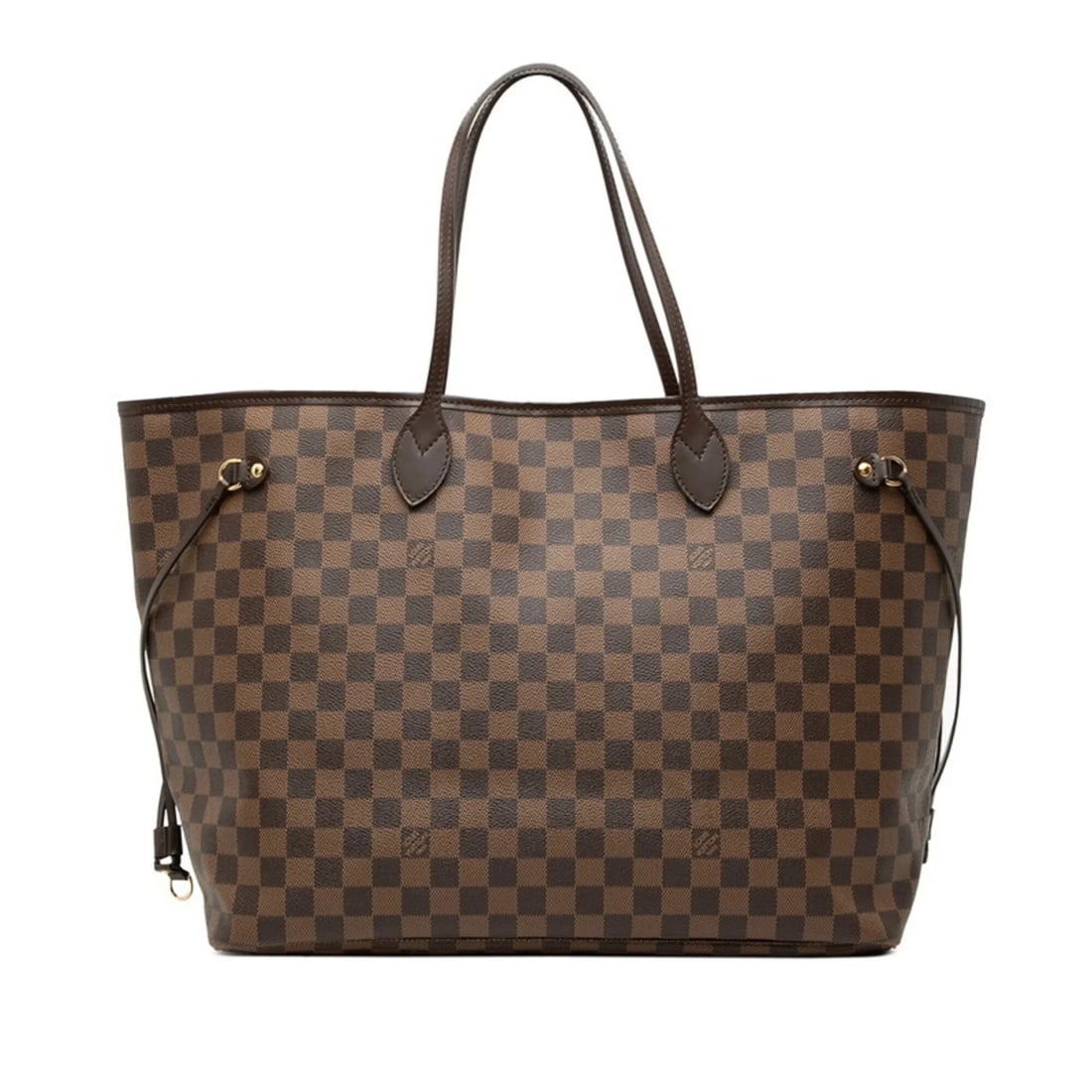 LOUIS VUITTON DAMIER NEVERFULL GM TOTE BAG: Louis Vuitton Damier Neverfull GM Tote Bag Brand: Louis Vuitton Type/Style: Tote bag Material: PVC , Leather Color: Brown Size: (HxWxD) 32cm x 54cm x 20cm / 12.59inch x 21.25inch x 7.87inch Access