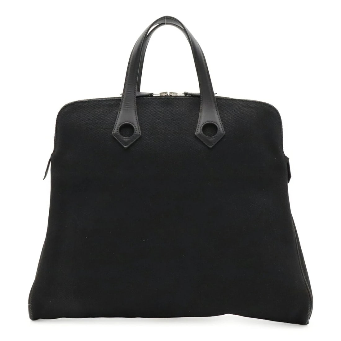 HERMES SAC YBOU MM TOTE BAG HANDBAG: HERMES Sac Ybou MM Tote Bag Handbag Brand: Hermes Type/Style: Handbag, Tote bag Material: Canvas Color: Black Size: (HxWxD) 35cm x 40.5cm x 6cm / 13.77inch x 15.94inch x 2.36inch Accessories: None