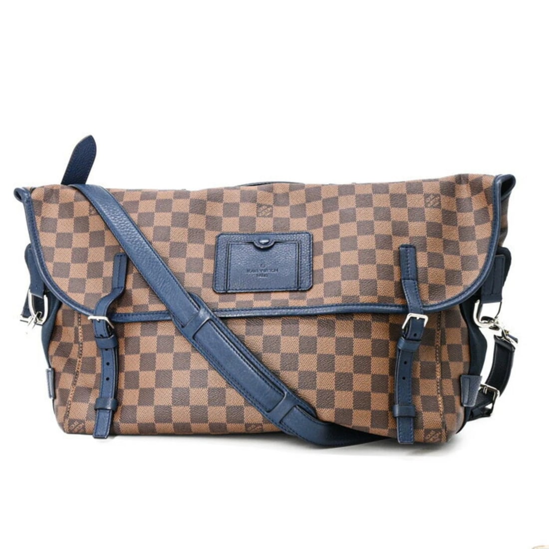 LOUIS VUITTON DAMIER SPRINTER GM SHOULDER BAG: LOUIS VUITTON Damier Sprinter GM Shoulder Bag Brand: Louis Vuitton Type/Style: Shoulder bag Material: None Color: Brown, Damier Canvas, Dark navy Size: (HxWxD) 26cm x 38cm x 17cm / 10.23inch x