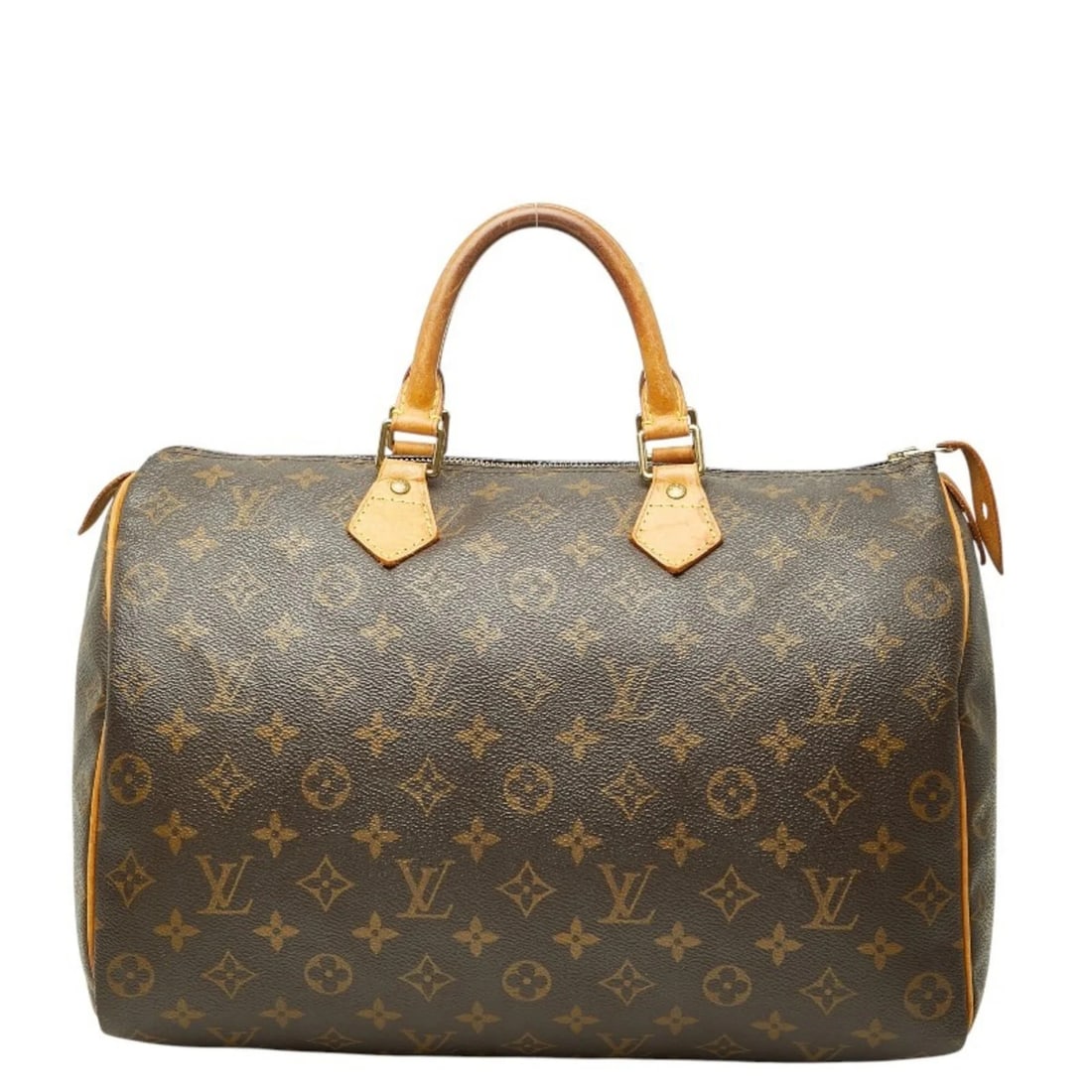 LOUIS VUITTON MONOGRAM SPEEDY 35 HANDBAG BOSTON BAG: Louis Vuitton Monogram Speedy 35 Handbag Boston Bag Brand: Louis Vuitton Type/Style: Boston bag, Handbag Material: PVC , Leather Color: Brown Size: (HxWxD) 23cm x 35cm x 18.5cm / 9.05inch x 13.77inch