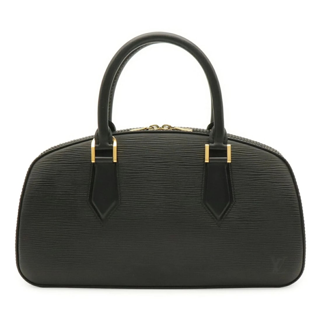 LOUIS VUITTON EPI JASMINE HANDBAG, LEATHER: LOUIS VUITTON Epi Jasmine Handbag, Leather Brand: Louis Vuitton Type/Style: Handbag Material: Epi leather Color: Noir Size: (HxWxD) 18cm x 32cm x 9.5cm / 7.08inch x 12.59inch x 3.74inch Accessories: