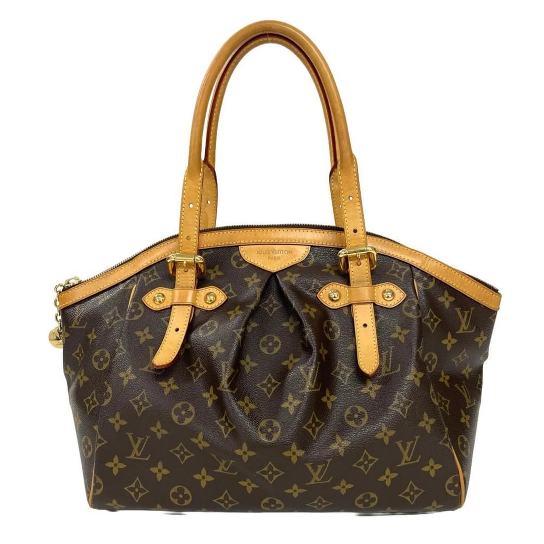 LOUIS VUITTON TIVOLI GM TOTE BAG, MONOGRAM CANVAS: Louis Vuitton Tivoli GM Tote Bag, Monogram Canvas Brand: Louis Vuitton Type/Style: Tote bag Material: Monogram , Canvas Color: Brown Size: (HxWxD) 29cm x 33cm x 18cm / 11.41inch x 12.99inch x 7.08inch