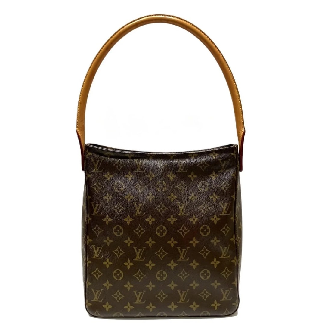 LOUIS VUITTON LOOPING GM TOTE BAG, MONOGRAM CANVAS: Louis Vuitton Looping GM Tote Bag, Monogram Canvas Brand: Louis Vuitton Type/Style: Tote bag Material: Monogram Color: Brown Size: (HxWxD) 31cm x 29cm x 10cm / 12.2inch x 11.41inch x 3.93inch Acce