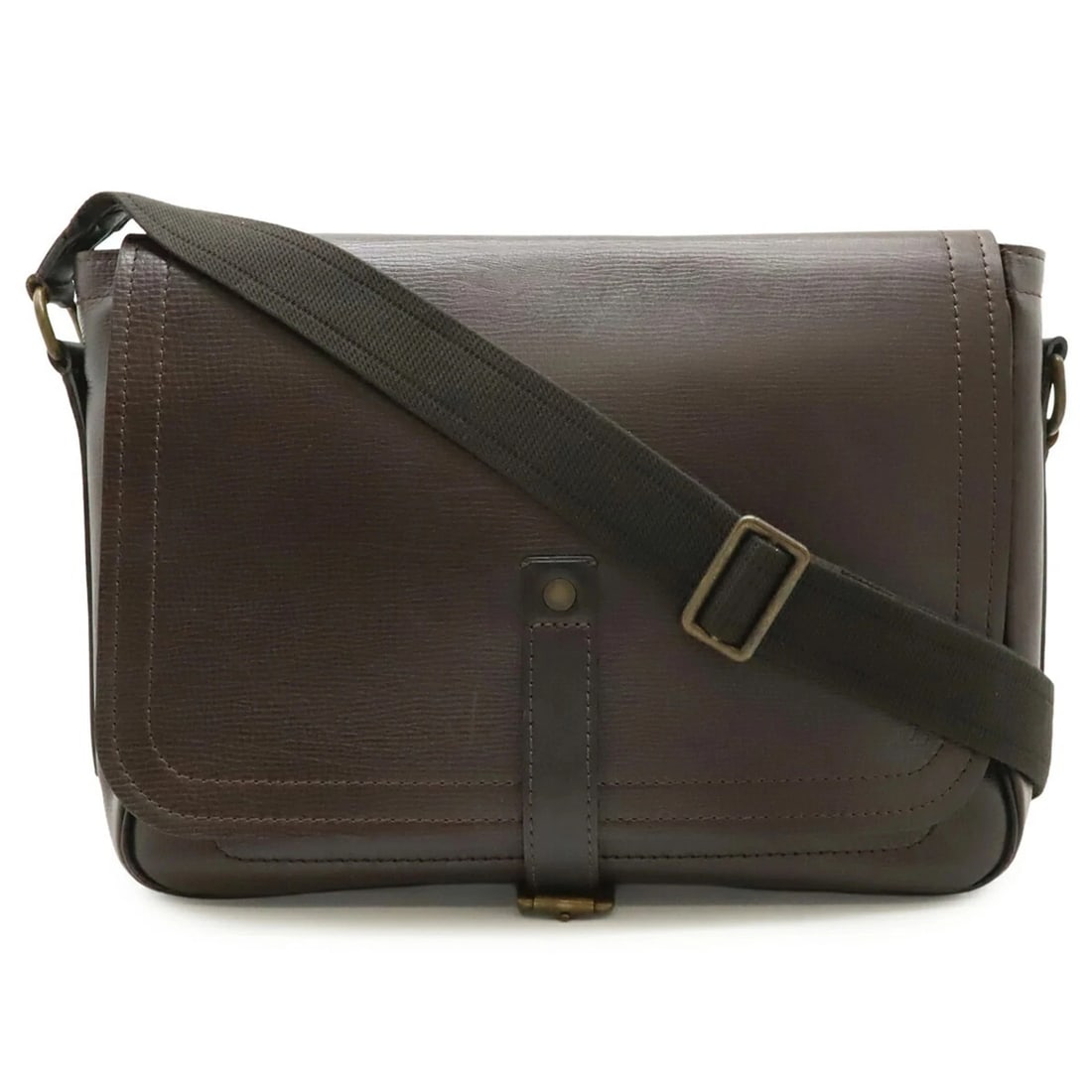 LOUIS VUITTON UTAH LINE SHOULDER BAG LEATHER: LOUIS VUITTON Utah Line Shoulder Bag Leather Brand: Louis Vuitton Type/Style: Messenger bag, Shoulder bag Material: Leather Color: Coffee Size: (HxWxD) 28cm x 39cm x 9cm / 11.02inch x 15.35inch x