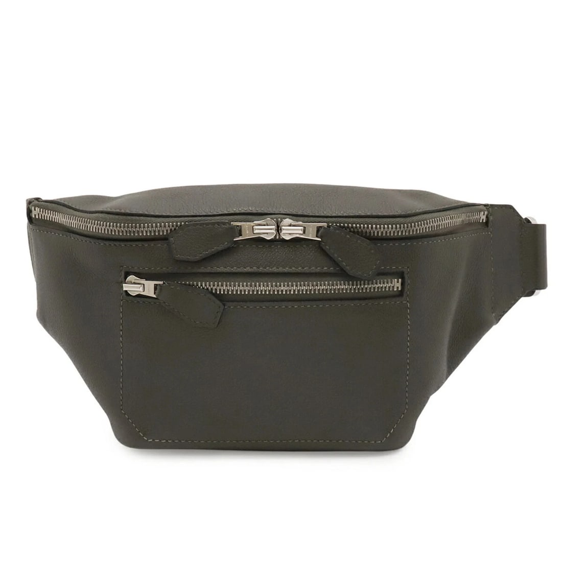 HERMES CITYSLIDE CROSS PM BODY BAG WAIST: HERMES Cityslide Cross PM Body Bag Waist Brand: Hermes Type/Style: Shoulder bag, Sling bag Material: None Color: Grayish Size: (HxWxD) 14cm x 8cm / 5.51inch x 3.14inch Accessories: None Accessories