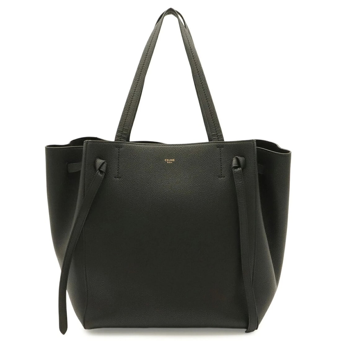 CELINE CABAS PHANTOM SMALL TOTE BAG: CELINE Cabas Phantom Small Tote Bag Brand: Celine Type/Style: Shoulder bag, Tote bag Material: None Color: Black Size: (HxWxD) 30cm x 26cm x 17.5cm / 11.81inch x 10.23inch x 6.88inch Accessories: