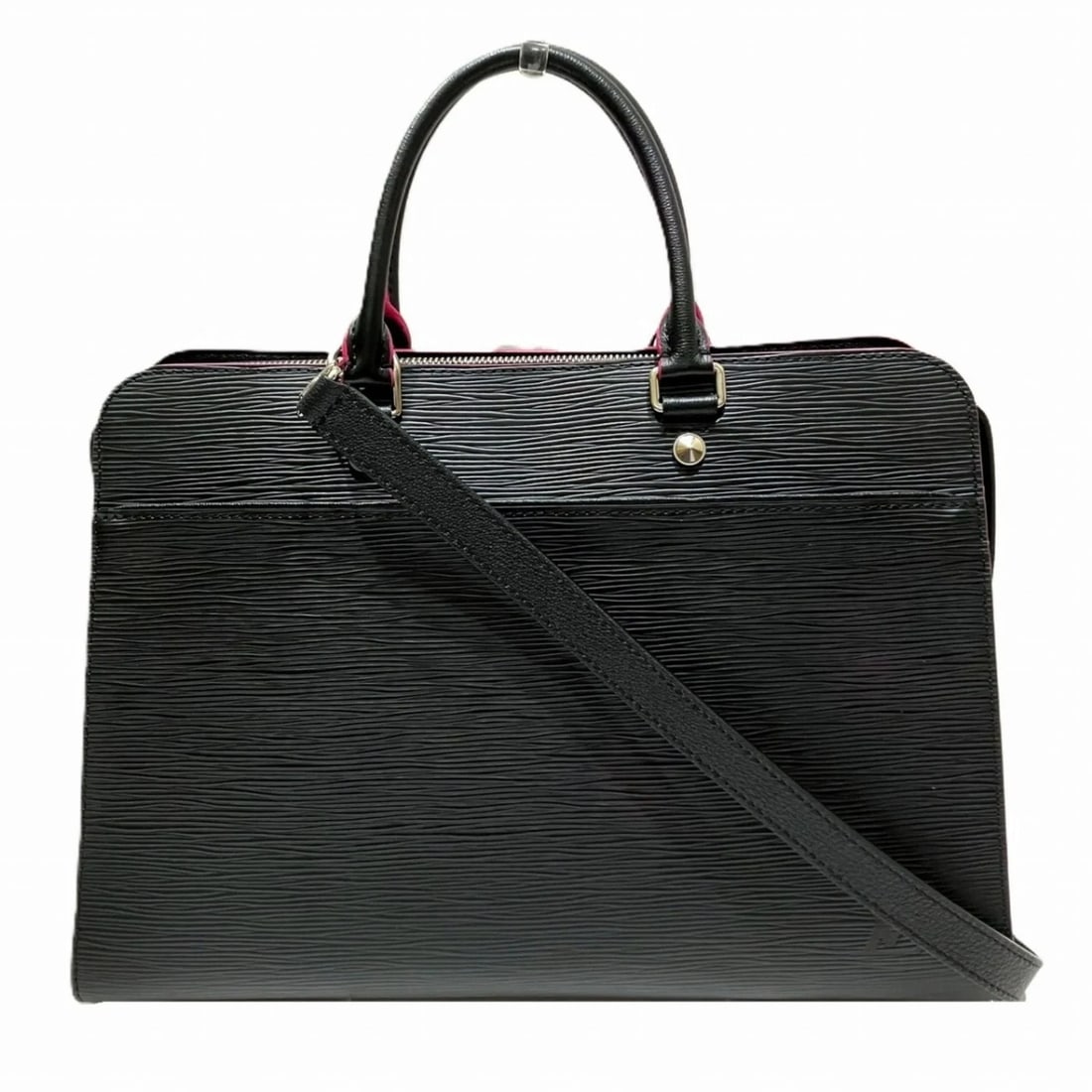 LOUIS VUITTON VANEAU GM HANDBAG, EPI LEATHER: Louis Vuitton Vaneau GM Handbag, Epi Leather Brand: Louis Vuitton Type/Style: Handbag Material: Epi leather Color: Black Size: (HxWxD) 25cm x 14cm / 9.84inch x 5.51inch Accessories: None A