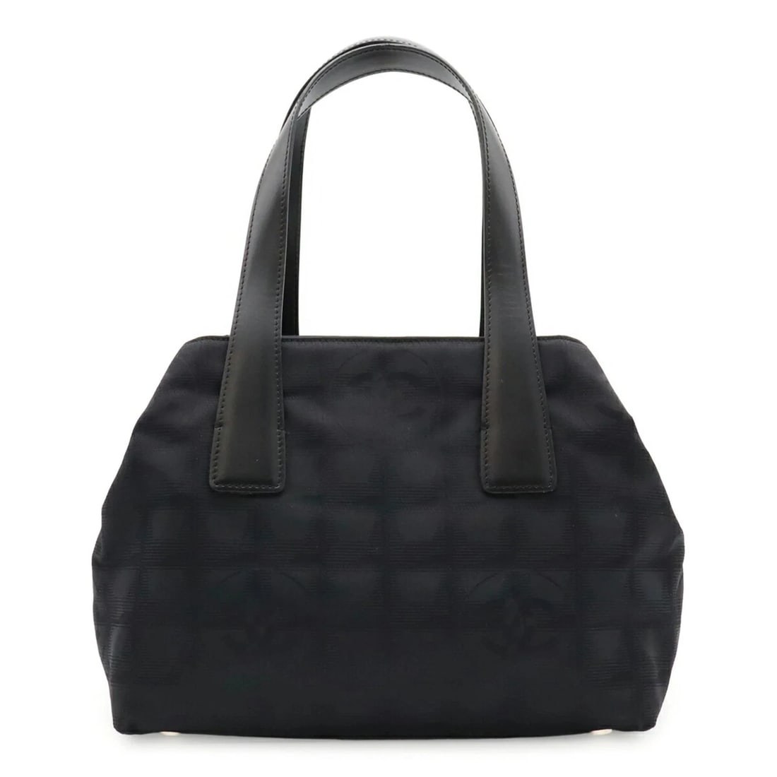 CHANEL TRAVEL LINE HANDBAG/TOTE BAG: CHANEL Travel Line Handbag/Tote Bag Brand: Chanel Type/Style: Handbag, Tote bag Material: Travel Line Color: Black Size: (HxWxD) 19.5cm x 26cm x 13cm / 7.67inch x 10.23inch x 5.11inch Accessories: