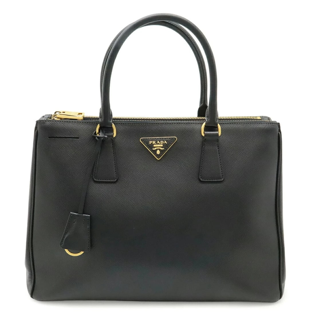 PRADA GALLERIA SAFFIANO HANDBAG TOTE BAG LEATHER: PRADA Galleria Saffiano Handbag Tote Bag Leather Brand: Prada Type/Style: Handbag, Tote bag Material: Leather Color: Black, Nero Size: (HxWxD) 24cm x 33.5cm x 15cm / 9.44inch x 13.18inch x 5.9inch