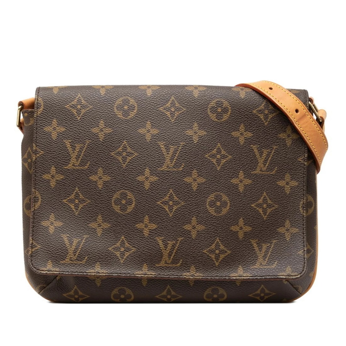 LOUIS VUITTON MONOGRAM MUSETTE TANGO SHORT SHOULDER BAG: Louis Vuitton Monogram Musette Tango Short Shoulder Bag Brand: Louis Vuitton Type/Style: Shoulder bag Material: PVC , Leather Color: Brown Size: (HxWxD) 18cm x 26cm x 5cm / 7.08inch x 10.23inch x 1.96