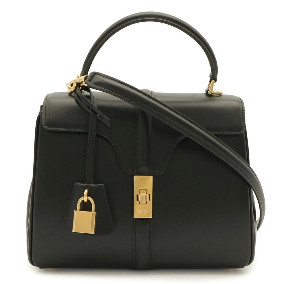 CELINE SMALL 16 SEIZE ONE-HANDLE HANDBAG (1 of 4)