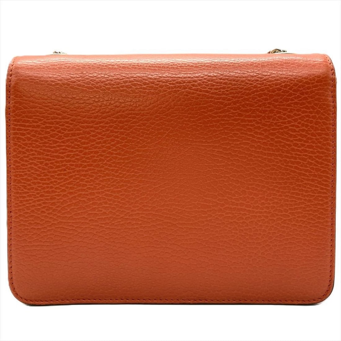 GUCCI INTERLOCKING G SHOULDER BAG ORANGE - 3
